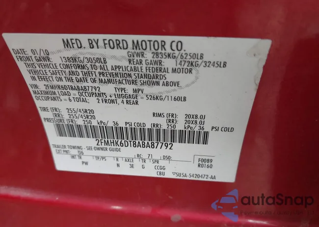 2FMHK6DT8ABA87792: 43504917