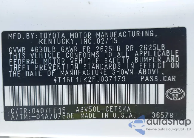 4T1BF1FK2FU037179: 43504929