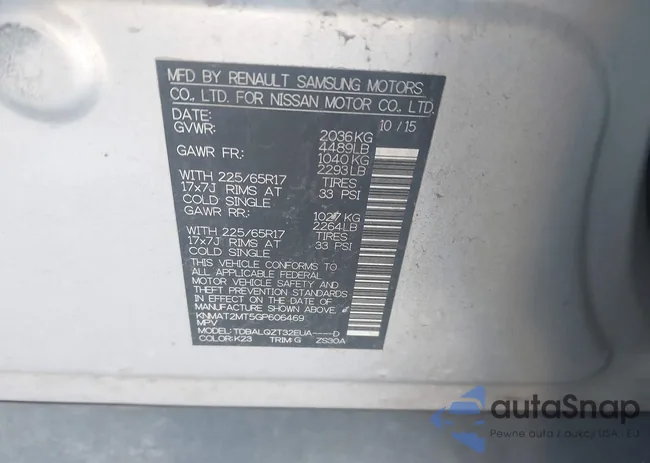 KNMAT2MT5GP606469: 43504948