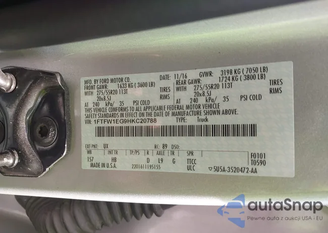 1FTFW1EG9HKC20788: 43504140