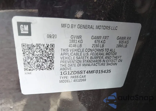 1G1ZD5ST4MF015435: 43504345