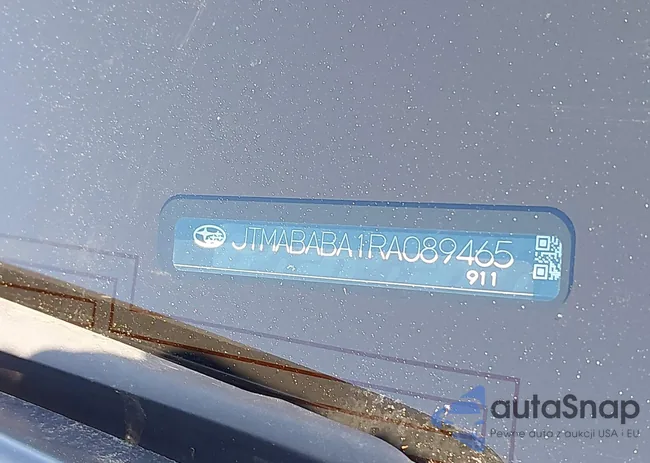 JTMABABA1RA089465: 43504382