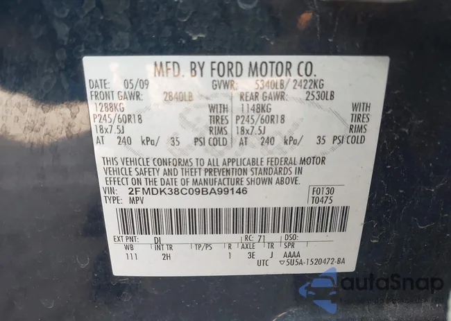 2FMDK38C09BA99146: 43504436