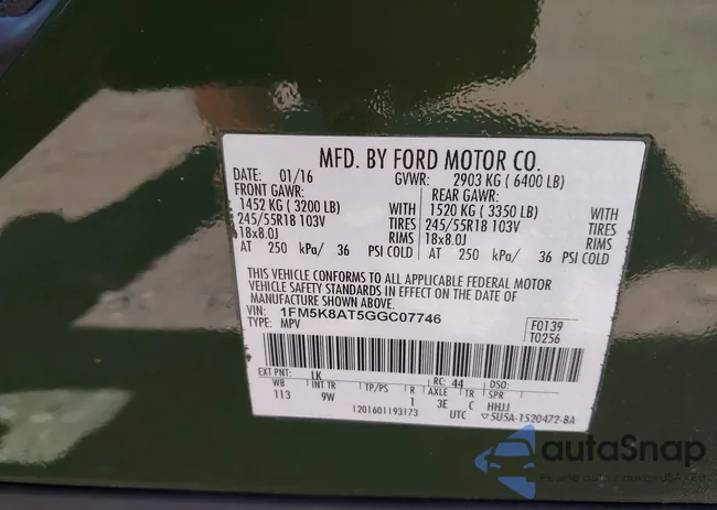 1FM5K8AT5GGC07746: 42507808