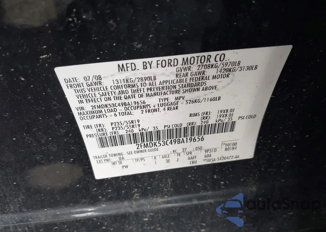 2FMDK53C49BA19656: 42507854