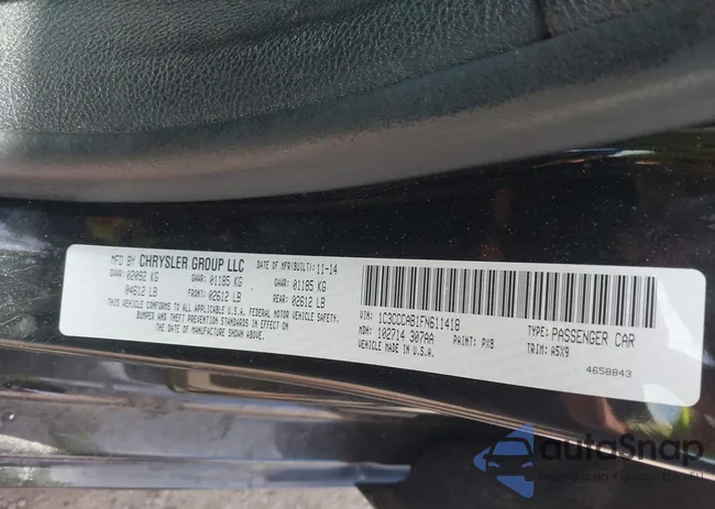 1C3CCCAB1FN611418: 42507860