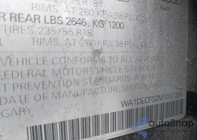 WA1DECF32M1031265: 42507353