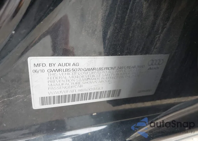 WAUWFAFL9BA009483: 42507375