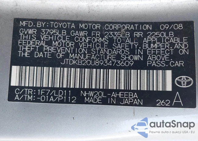 JTDKB20U893473609: 42507503