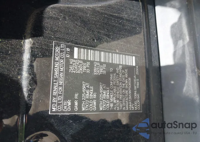 KNMAT2MV9KP508538: 42508717