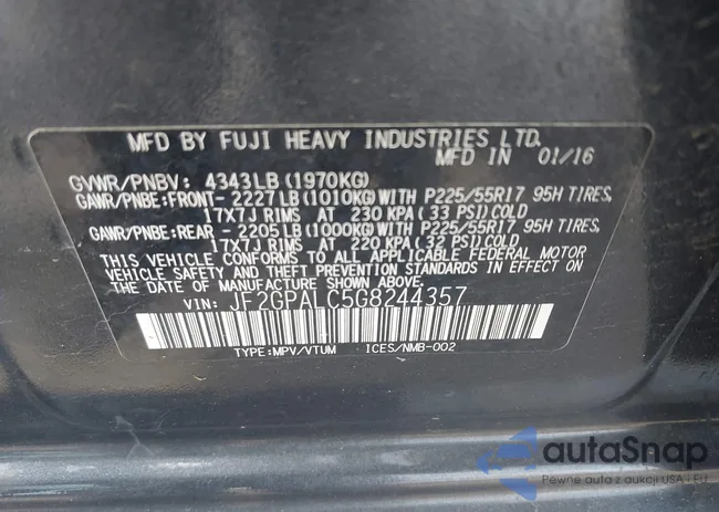 JF2GPALC5G8244357: 42508833