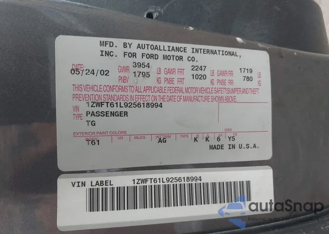 1ZWFT61L925618994: 42509179