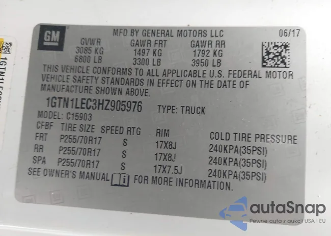 1GTN1LEC3HZ905976: 42508351