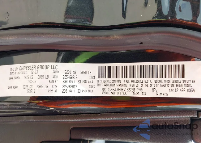 1C4PJLAB0EW182798: 42508456