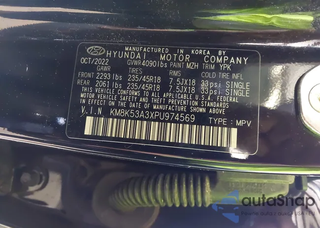 KM8K53A3XPU974569: 42508591