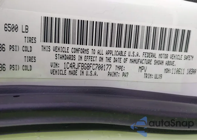 1C4RJFBG8FC700177: 42509866