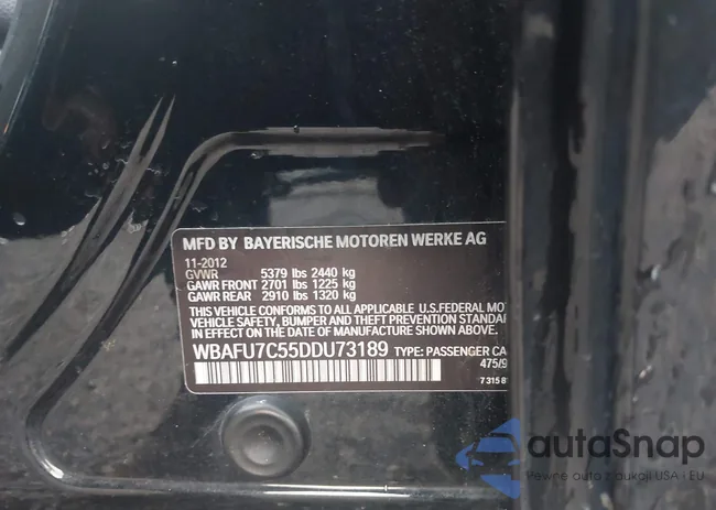 WBAFU7C55DDU73189: 42509946