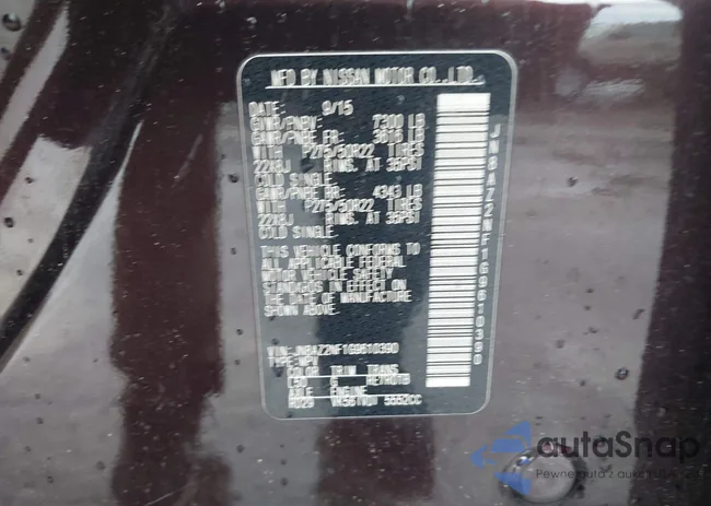 JN8AZ2NF1G9610390: 42510872