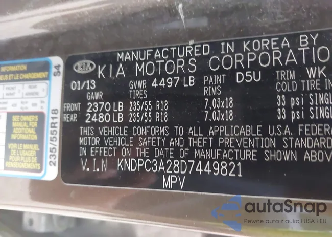 KNDPC3A28D7449821: 42510347