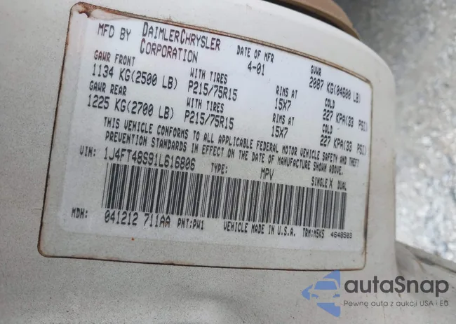 1J4FT48S91L616806: 42510413