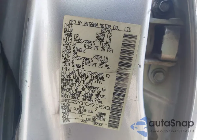 1N6ED27Y31C371233: 42510422