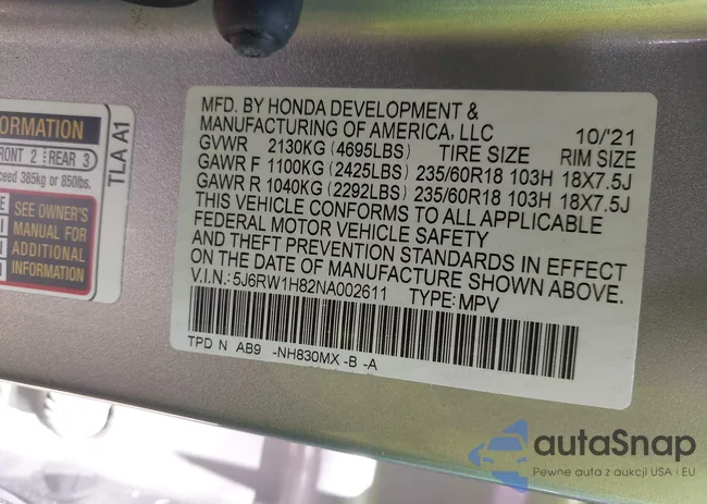 5J6RW1H82NA002611: 42511858