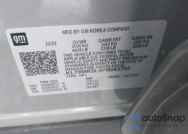 KL79MRSL9PB083754: 42512085