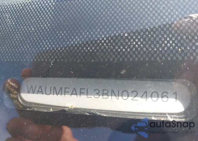 WAUMFAFL3BN024061: 42511341