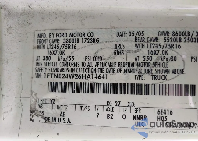 1FTNE24W26HA14641: 42511489