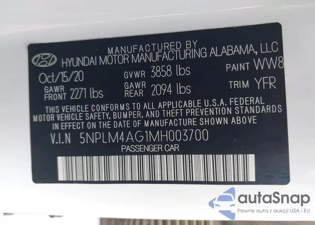 5NPLM4AG1MH003700: 42512625