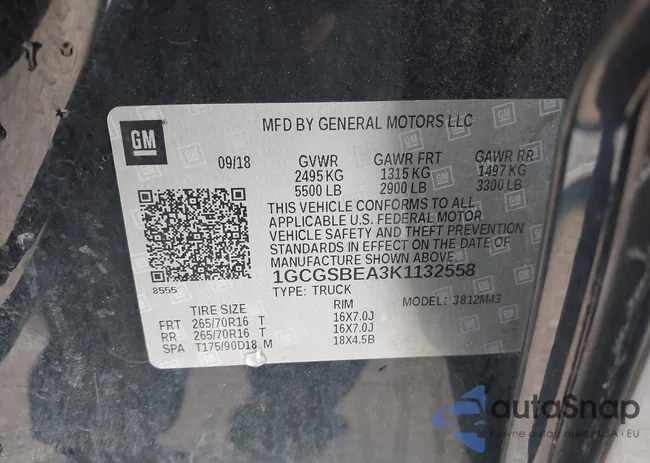 1GCGSBEA3K1132558: 42512694