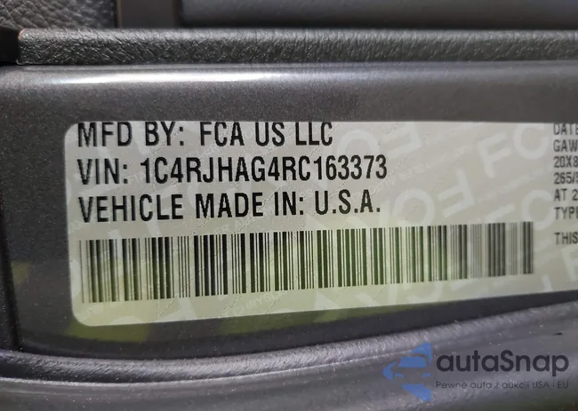 1C4RJHAG4RC163373: 42512697