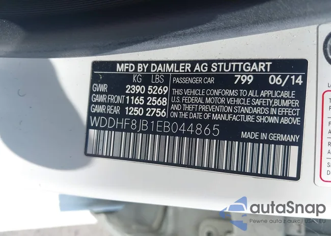 WDDHF8JB1EB044865: 42512711