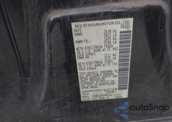 1N6AD0EV1FN764719: 42512771