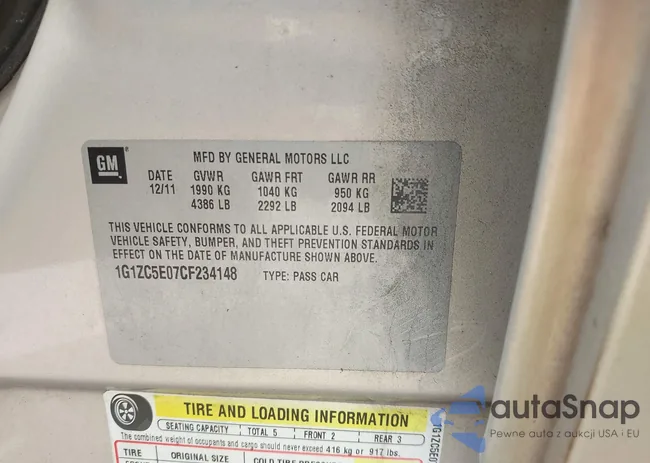 1G1ZC5E07CF234148: 42512775