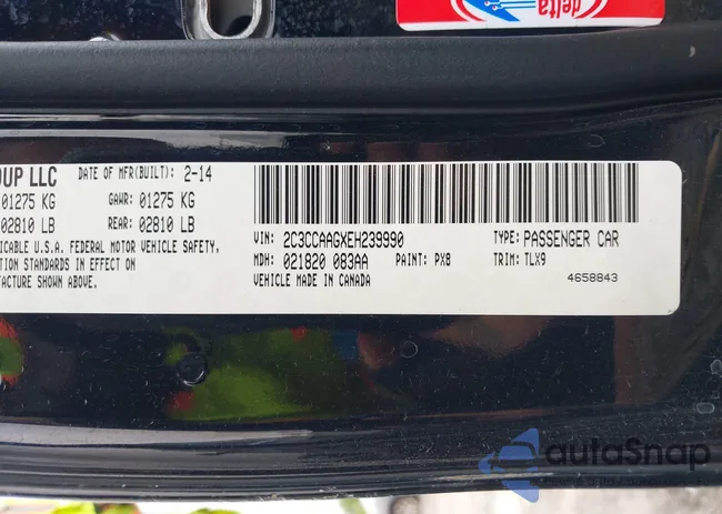 2C3CCAAGXEH239990: 42512795