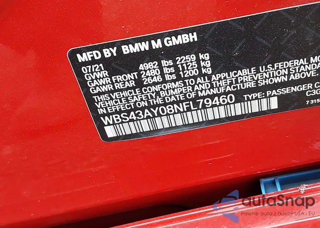 WBS43AY08NFL79460: 42512822