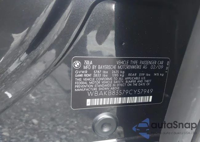 WBAKB83579CY57949: 42512840