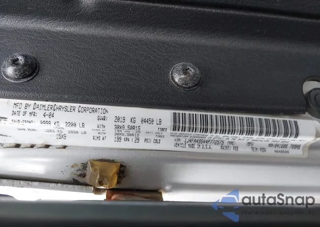 1J4FA49S44P772575: 42512876