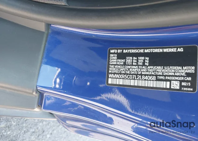 WMWXR5C08LZL84068: 42512918