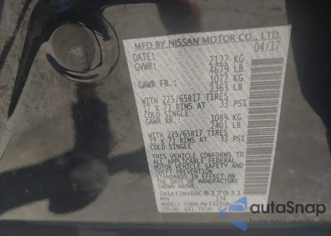 5N1AT2MV6HC817931: 42513034