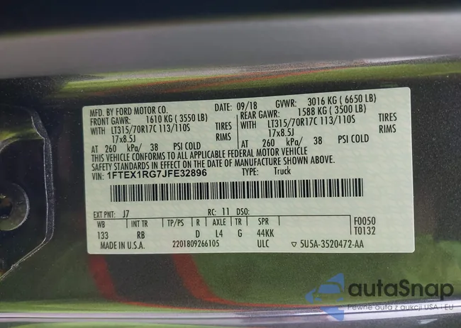 1FTEX1RG7JFE32896: 42513137