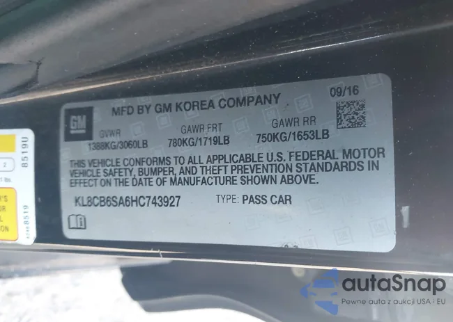 KL8CB6SA6HC743927: 42513178