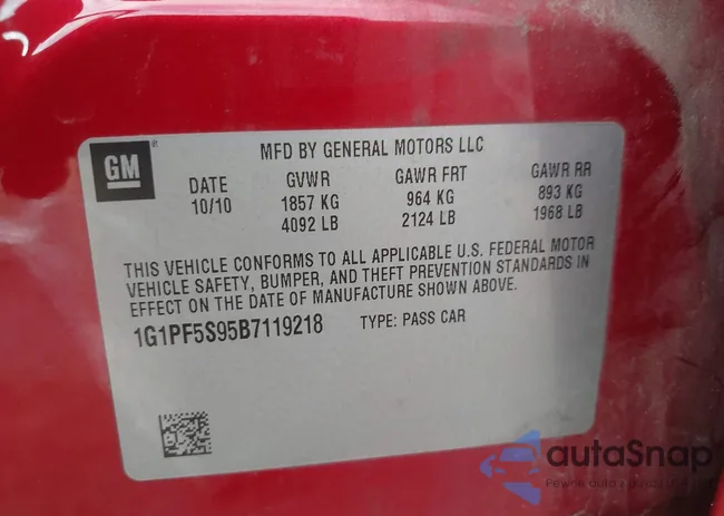 1G1PF5S95B7119218: 42512261