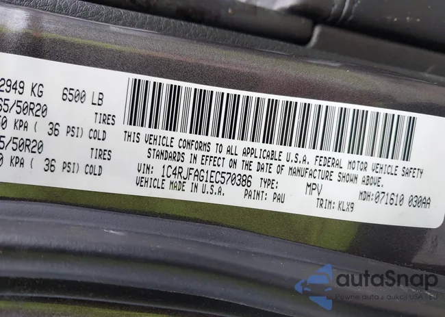 1C4RJFAG1EC570386: 42512310