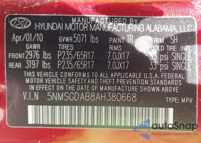 5NMSGDAB8AH380668: 42513666