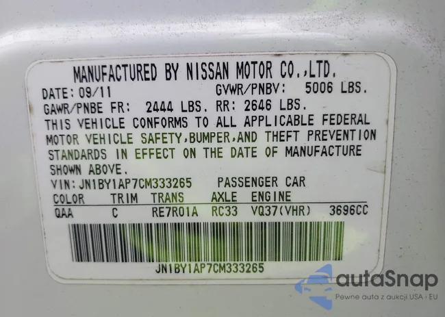 JN1BY1AP7CM333265: 42513777