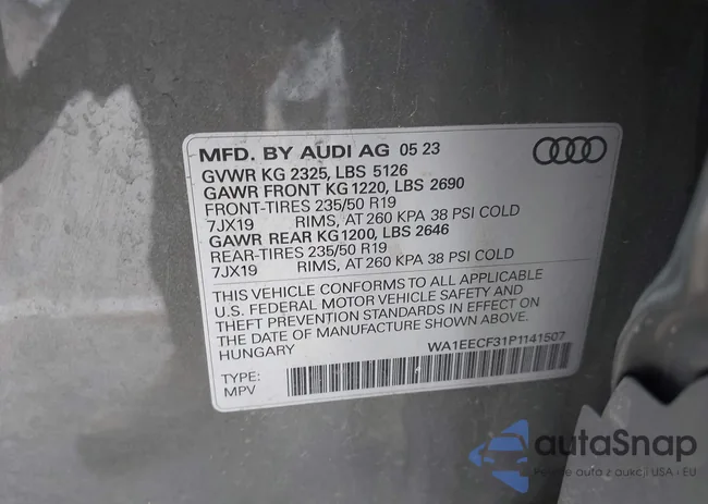 WA1EECF31P1141507: 42513825