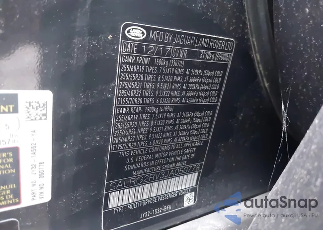 SALRG2RV3JA050778: 42513841