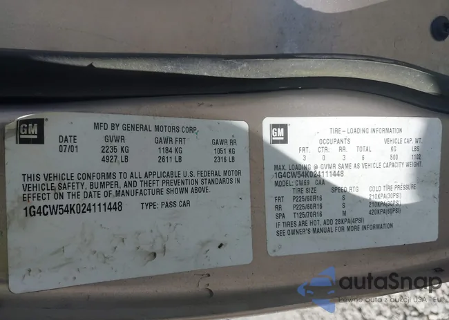 1G4CW54K024111448: 42513844